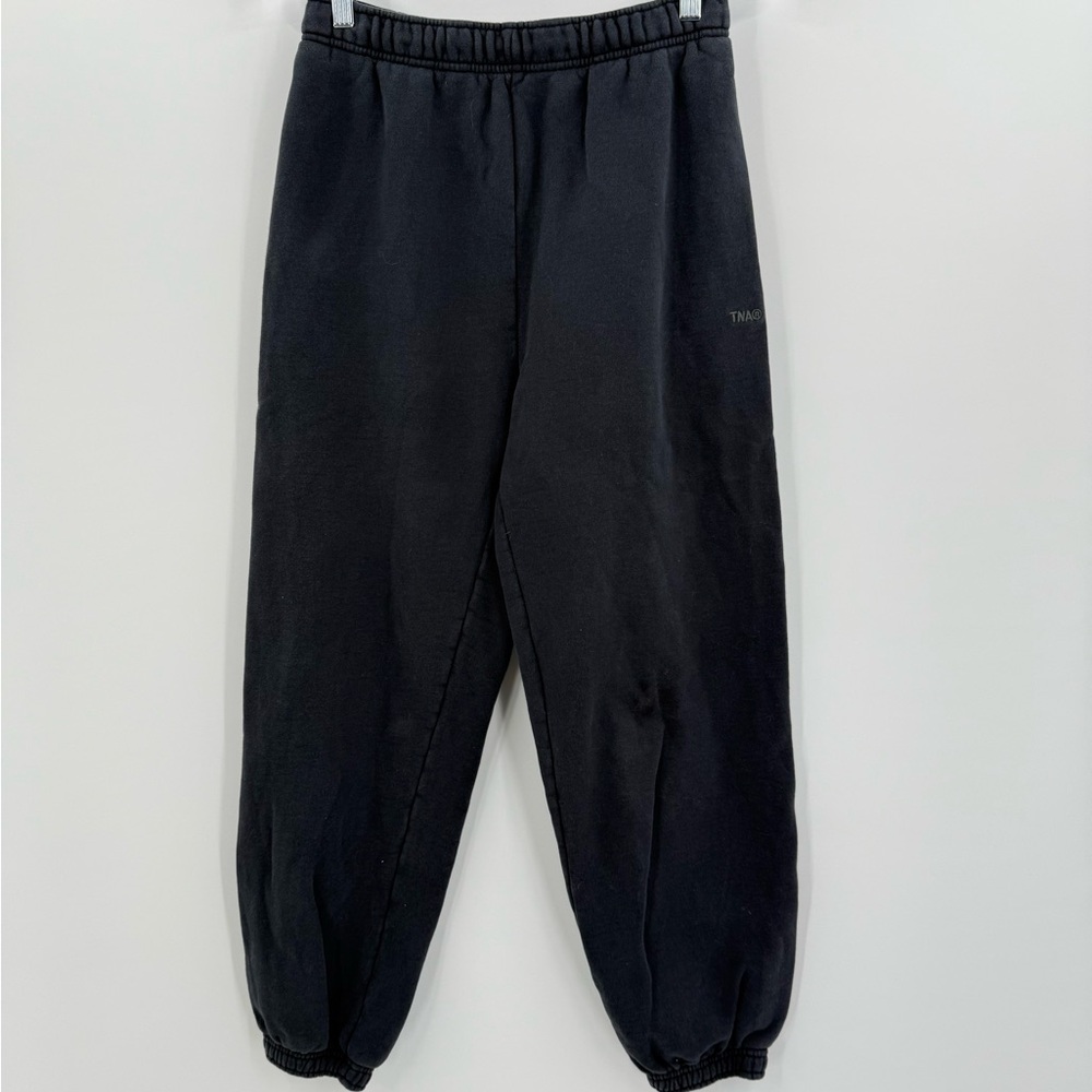 Aritzia‎ TNA Women's Black Sweatfleece Cozy Fleece Pants Size XS